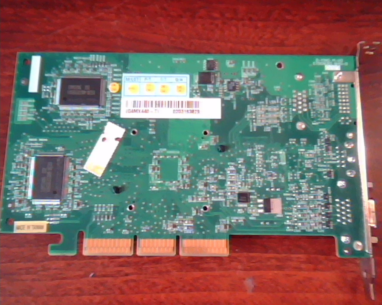 AGP card NVIDIA 8861 180-10070-0000-A03 MSI G4MX400-T TV-out VGA - image 4