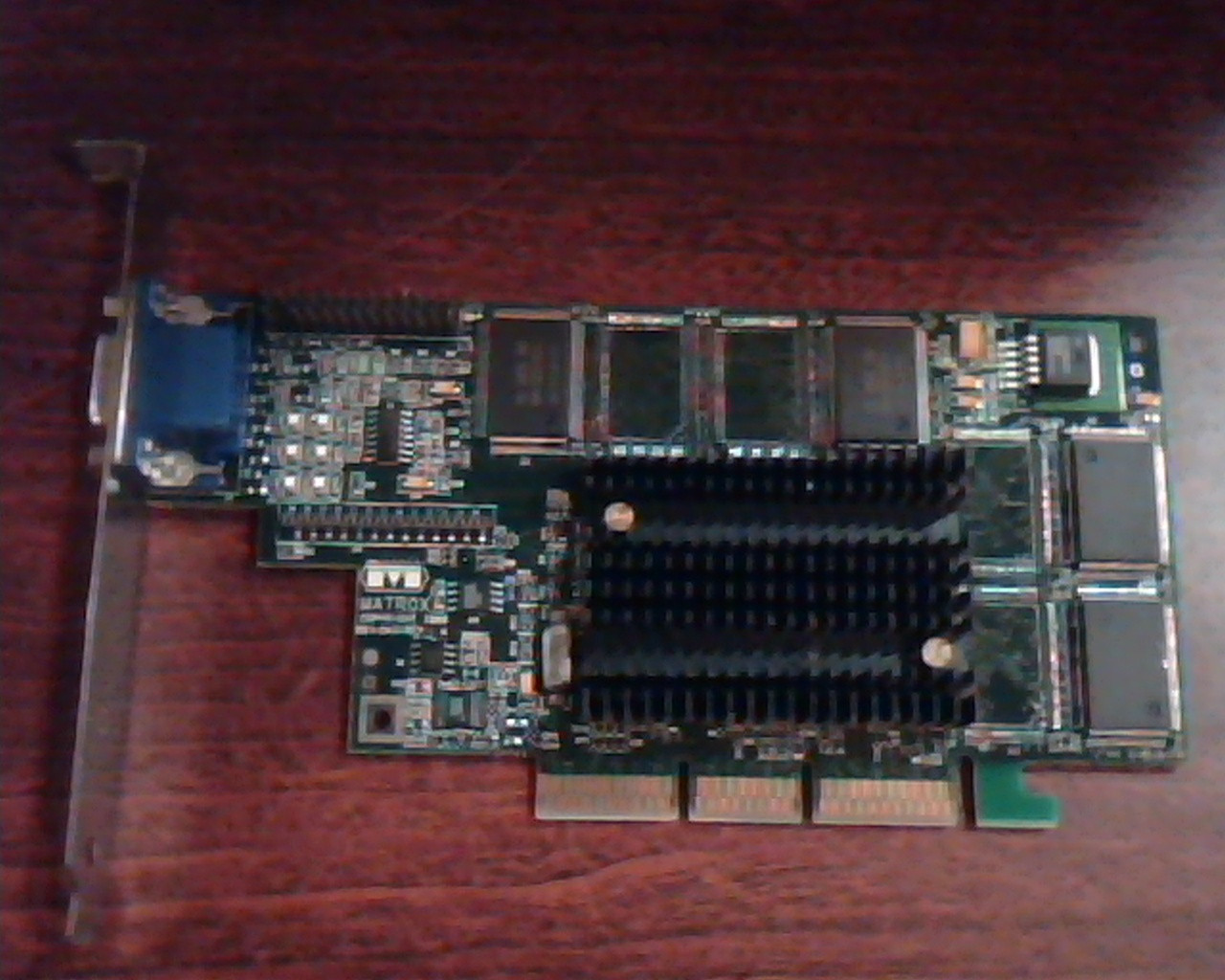 AGP card MGI Matrox 891-0401 G4+MILA/16/CPQ Rev A 400273-002 VGA