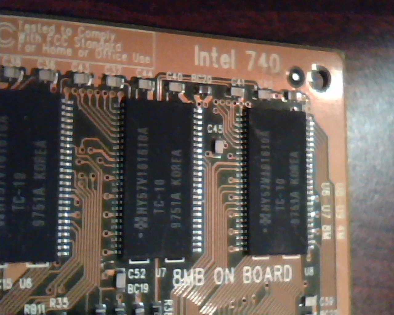 AGP card Intel 740 8MB On Board AG240D Fastware VGA Ver 1.1 - image 2
