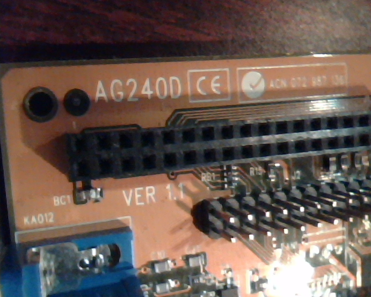 AGP card Intel 740 8MB On Board AG240D Fastware VGA Ver 1.1 - image 3