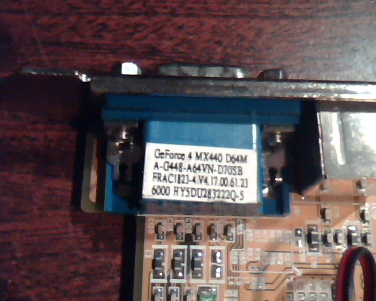 AGP card GeForce4 MX440 D64M 6000 N622 A-G448-A64VN-D70SB VGA Chaintech Video - image 2