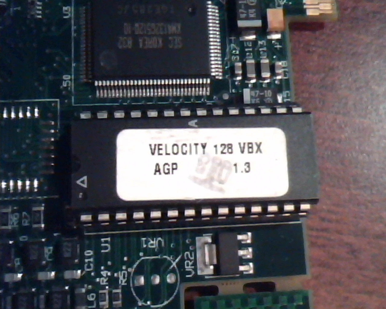 AGP card STB Systems 210-0276-00X Velocity 128 V8X 1.3 VGA 1X0-0708-007 1999 - image 2