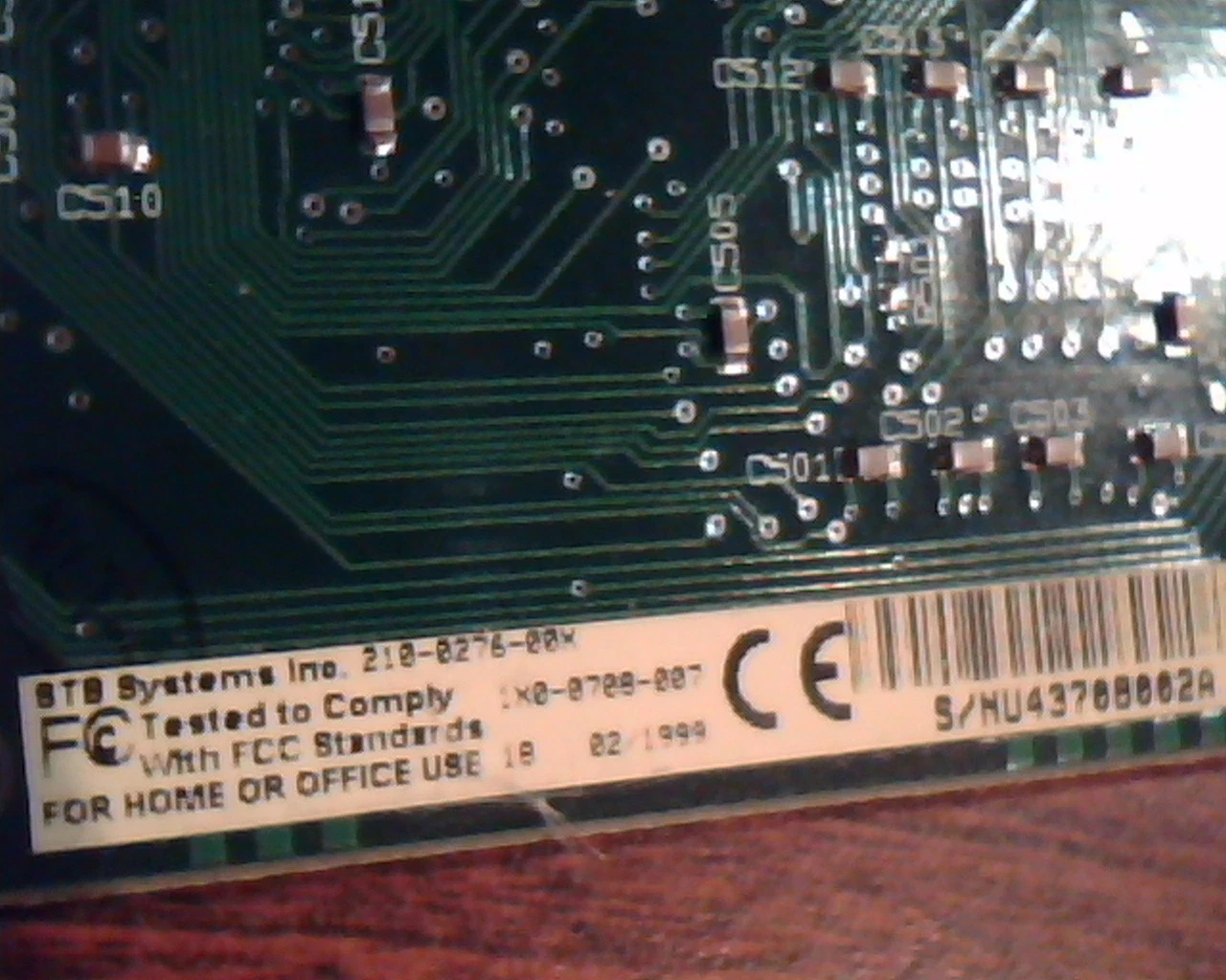 AGP card STB Systems 210-0276-00X Velocity 128 V8X 1.3 VGA 1X0-0708-007 1999 - image 4