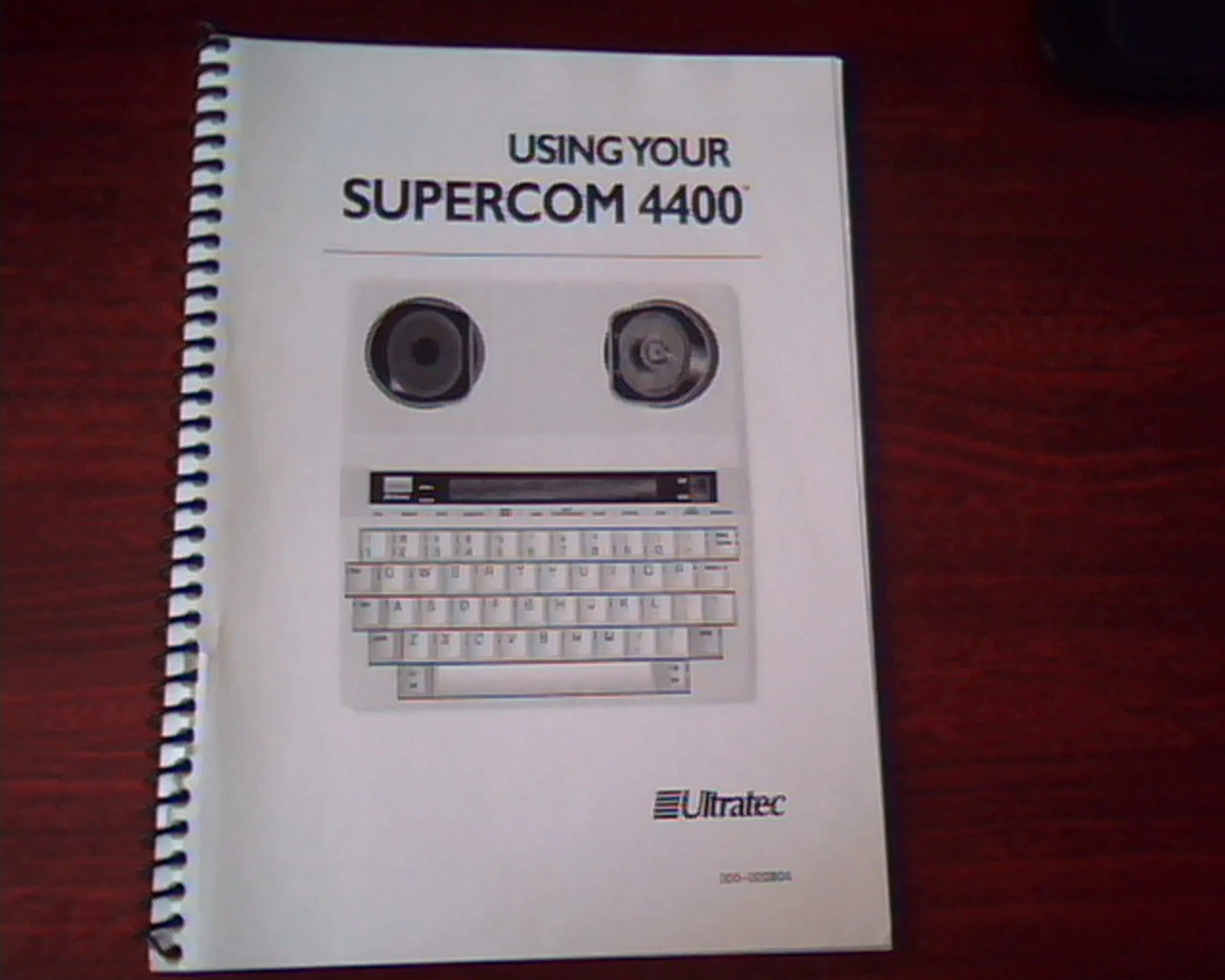 Using your Supercom 4400 Ultratec 305-002804 Manual