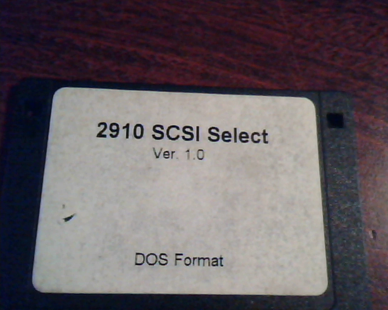 Floppy Disk 2910 SCSI Select Ver 1.0 DOS Format - image 2