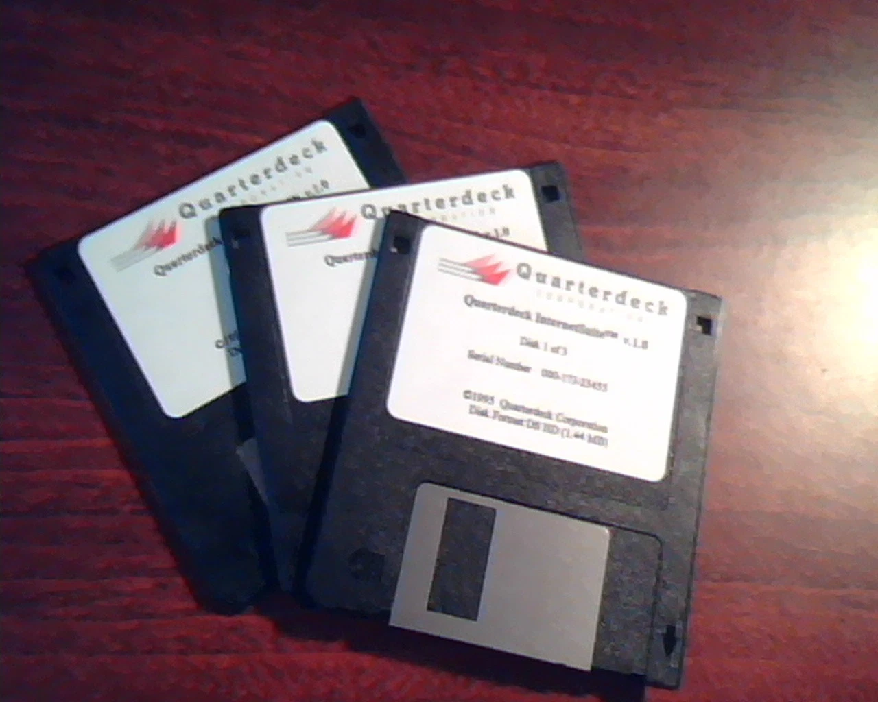 Floppy Disk Quarterdeck InternetSuite V1.0 DS HD Disk set