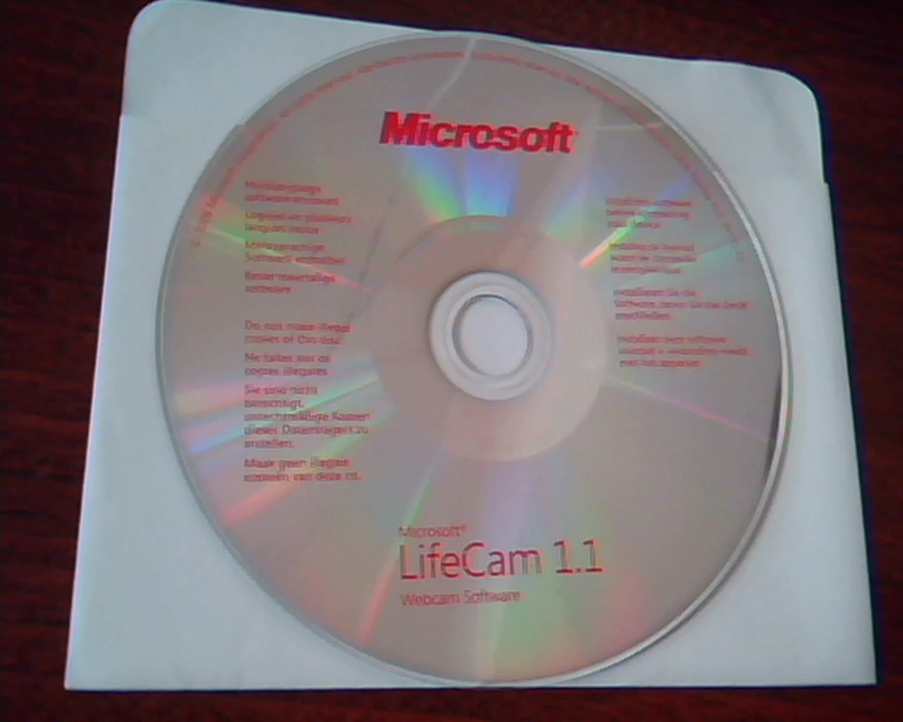 CD Microsoft LifeCam 1.1 - Webcam