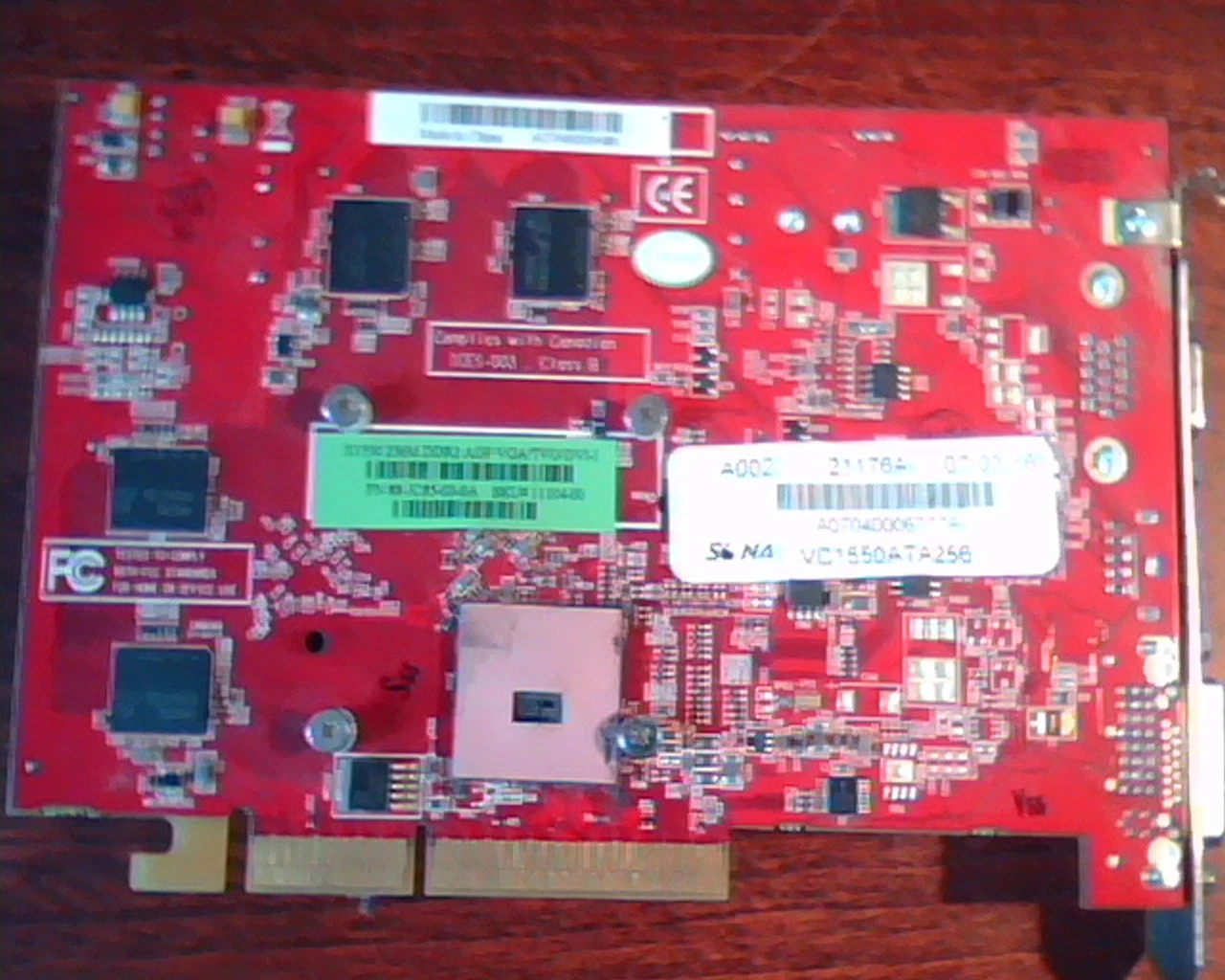 AGP card X1550 256M DDR2 88-JC85-03-SA VGA DVI TV Sapphire - image 2
