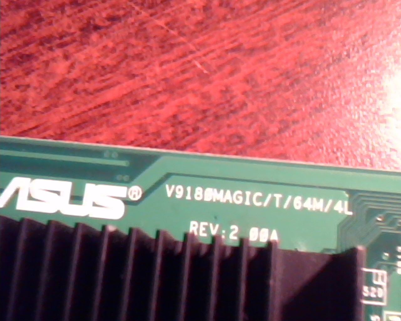 AGP card ASUS V9180 Magic T 64M 4L G411272 V9180Magic S-Video VGA Comp-out - image 2