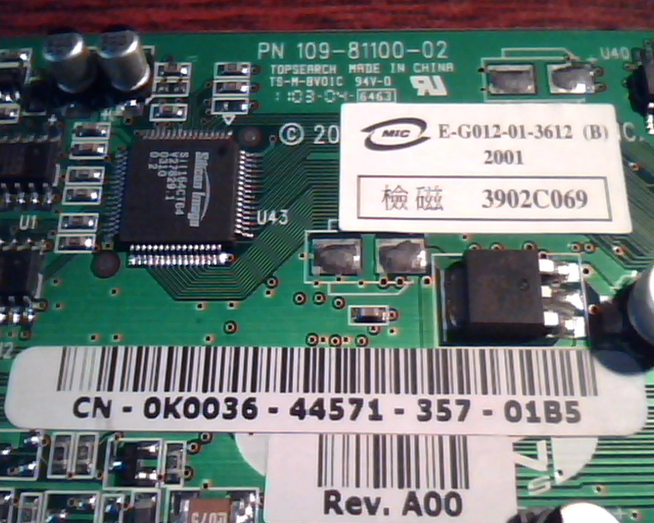 AGP card ATI 109-81100-02 Rev A00 Topsearch TS-M-8V01C N625 1028111500 EDD - image 2