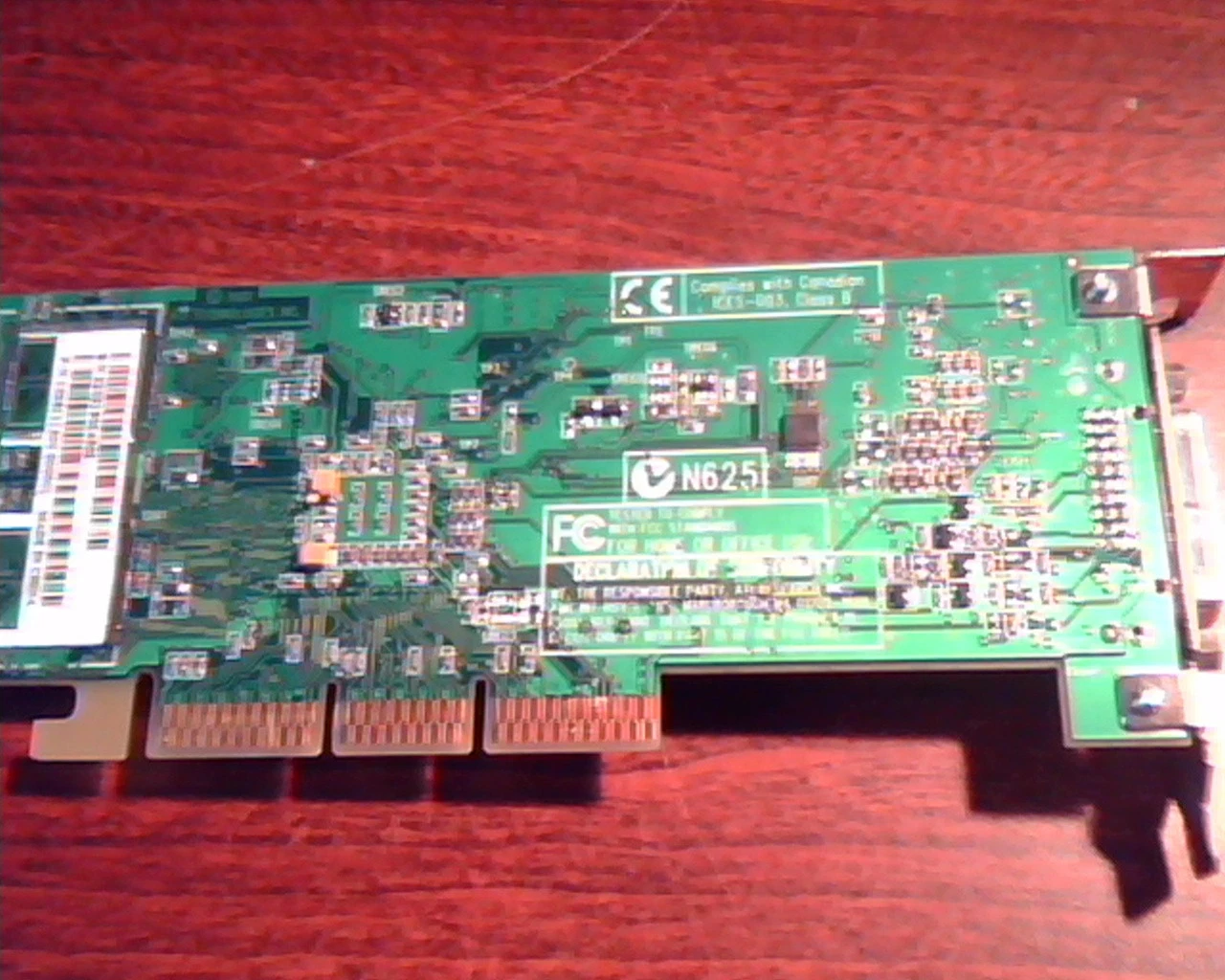 AGP card ATI 109-81100-02 Rev A00 Topsearch TS-M-8V01C N625 1028111500 EDD - image 4