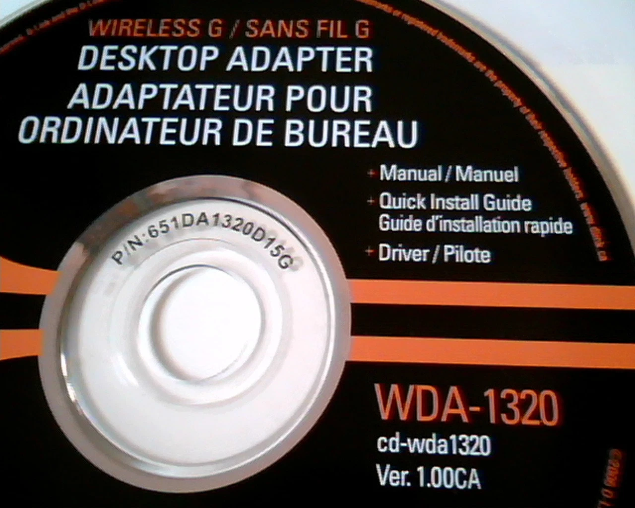 CD D-LINK Desktop Adapter Wireless G WDA-1320 Manual driver guide - image 2