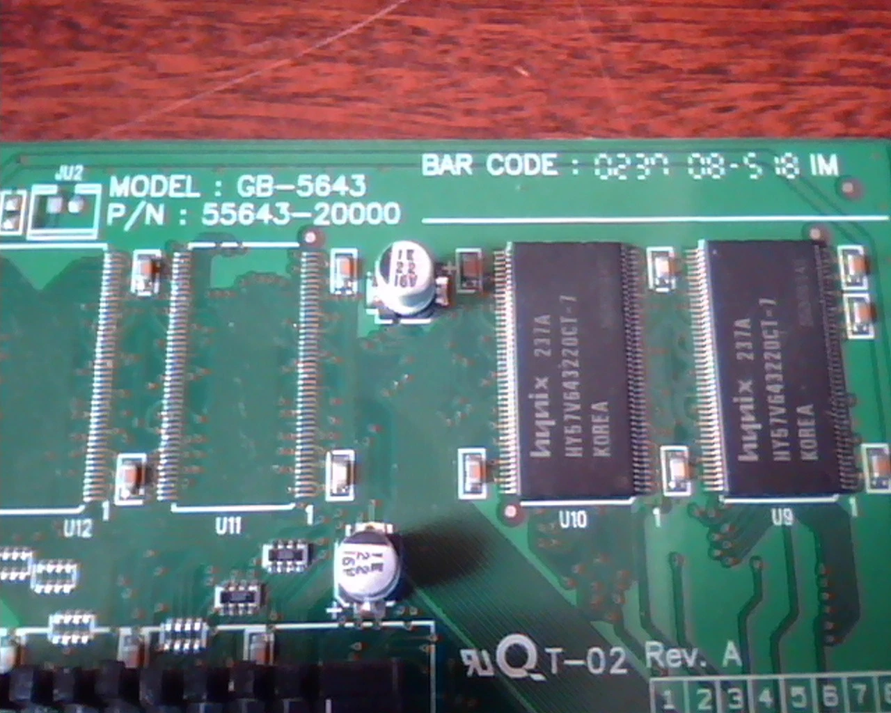 AGP card GB-5643 55643-20000 Rev A VGA V302D T-02 - image 2