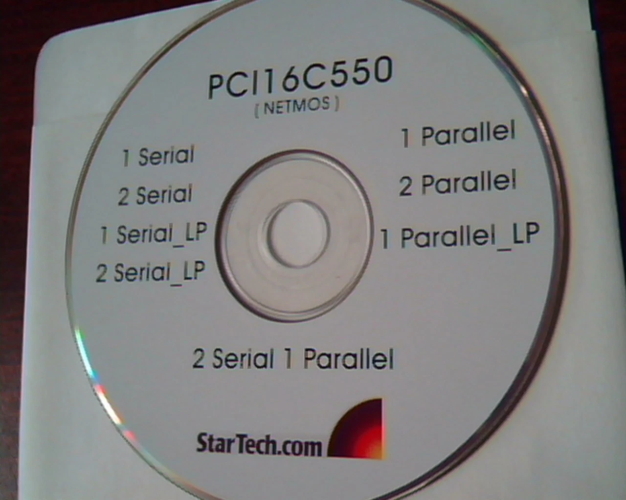 CD PCl16C550 NETMOS StarTech Serial parallel - image 2