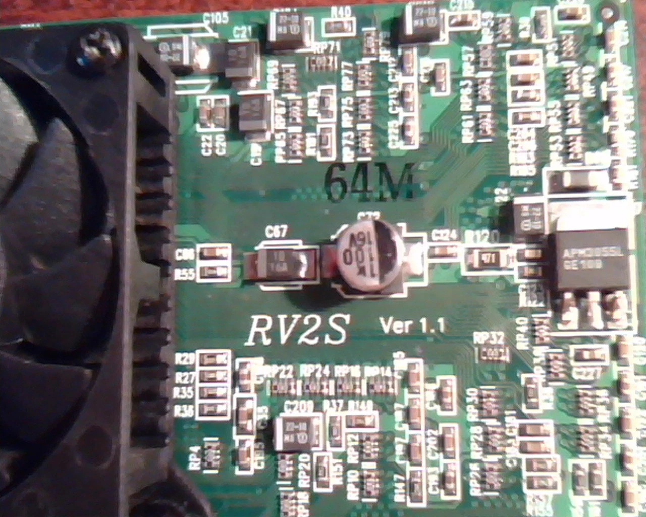 AGP card ATI RV2S 64M Ver 1.1 Radeon 7500 Club3D VGA TV RCA/Composite Video - image 2