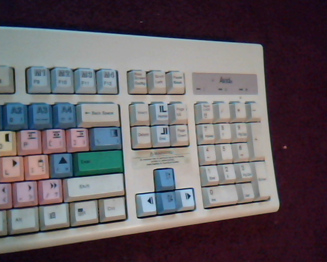Sejin Electronics SKR-2233 SKR-1104-AVD-SYI Keyboard multi-color GJJSKR-2233 - image 2