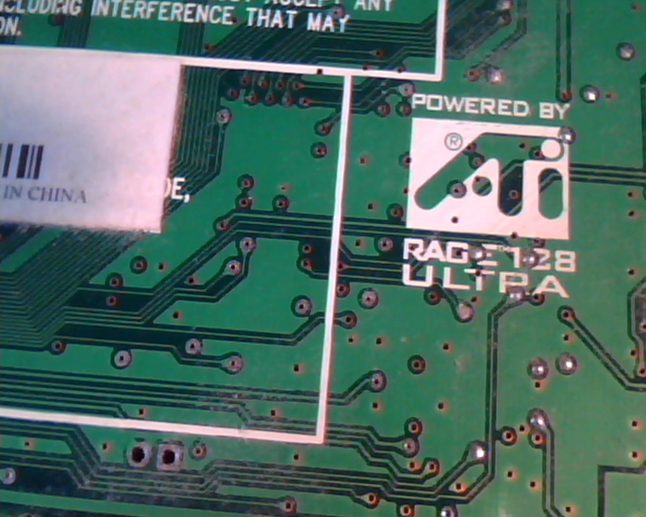 AGP card ATI 109-73100-02 R128P 73108 Rage 128 Ultra A01 VGA N625 - image 4