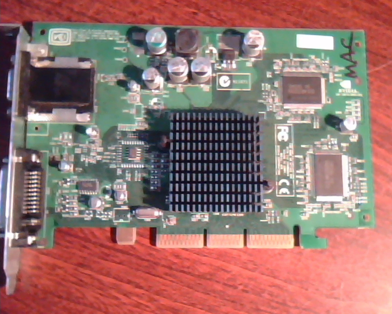 MAC AGP card Nvidia A74 180-10074-0000-A01 603-0133 VGA DVI 900-07425-0660-6PA