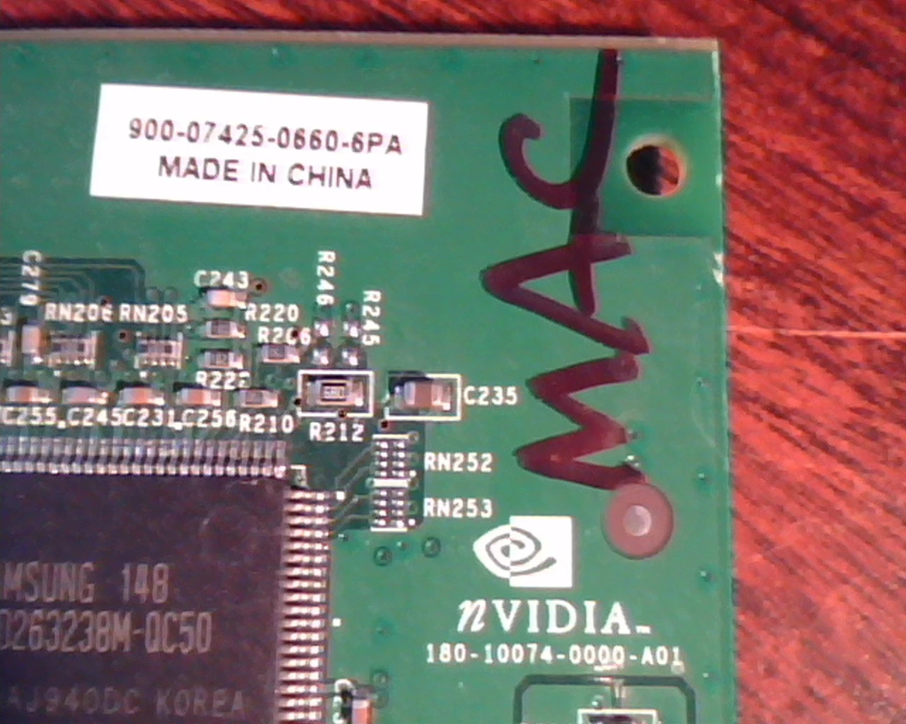 MAC AGP card Nvidia A74 180-10074-0000-A01 603-0133 VGA DVI 900-07425-0660-6PA - image 3