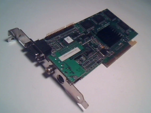 AGP card ATI 109-61300-00 R128 Rage 128 1026130200 N625 VGA Comp-out S-Vid out