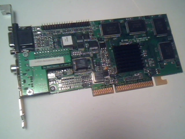 AGP card ATI 109-61300-00 R128 Rage 128 1026130200 N625 VGA Comp-out S-Vid out - image 2