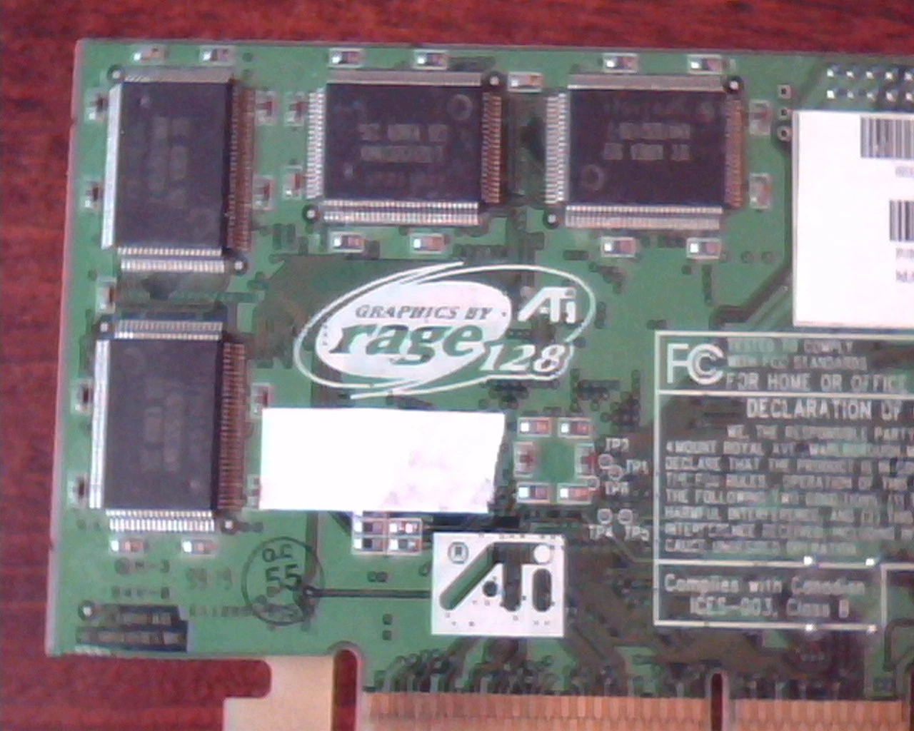 AGP card ATI 109-61300-00 R128 Rage 128 1026130200 N625 VGA Comp-out S-Vid out - image 8
