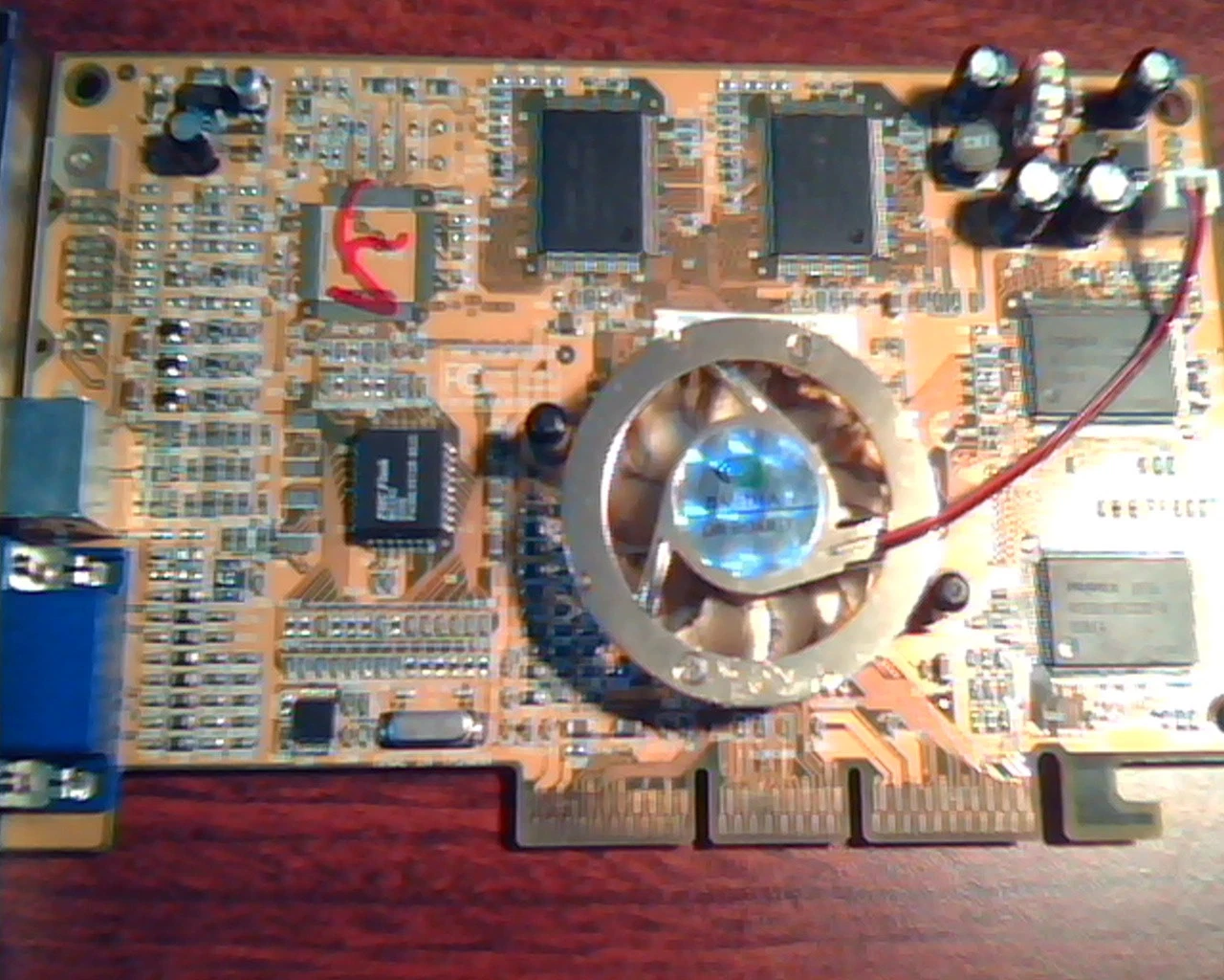 AGP card NVIDIA PMC MVGA-NVG17GA 64MB W/TV PMC Flash MCZ4C VGA Video
