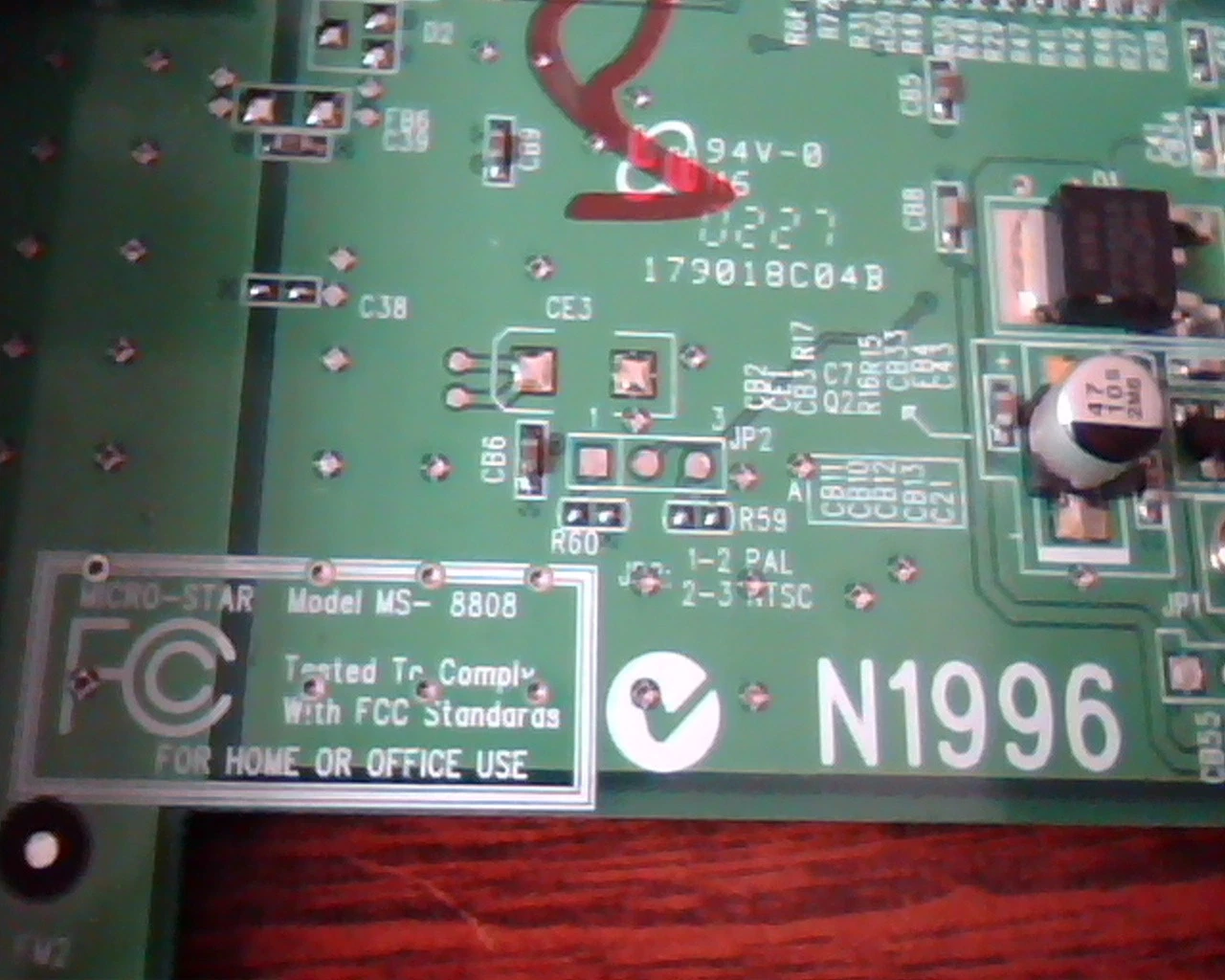 AGP card Micro-Star MS-8808 Vanta TNT2MC4 MS8808 Ver 1A NVIDIA TNT2 32M VGA - image 2