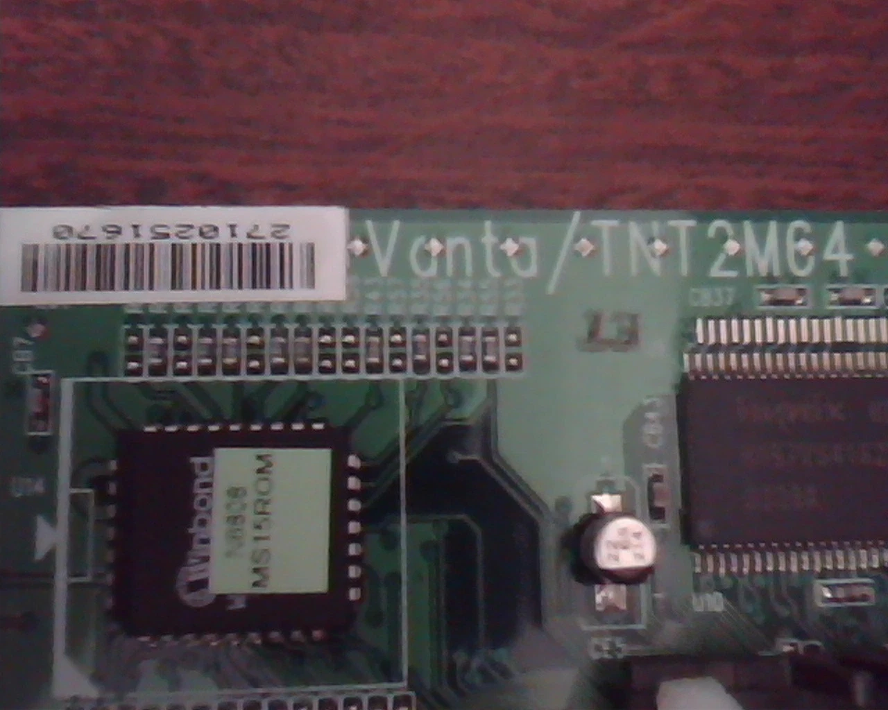 AGP card Micro-Star MS-8808 Vanta TNT2MC4 MS8808 Ver 1A NVIDIA TNT2 32M VGA - image 3