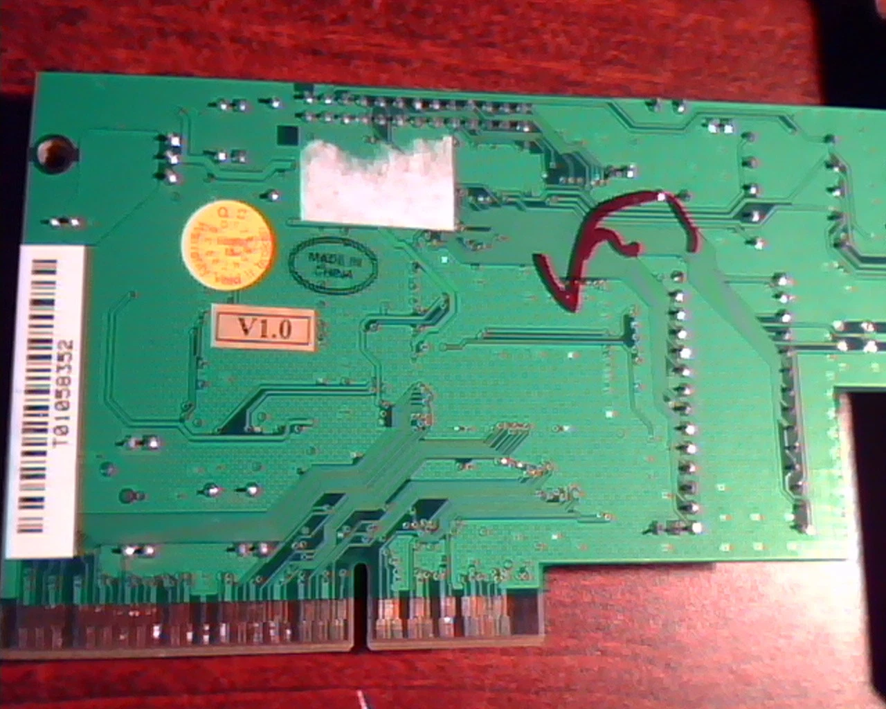 AGP card Cirrus Logic CL-GD5465-HC-C V1.0 VGA 84516-888AF 980630 - image 3
