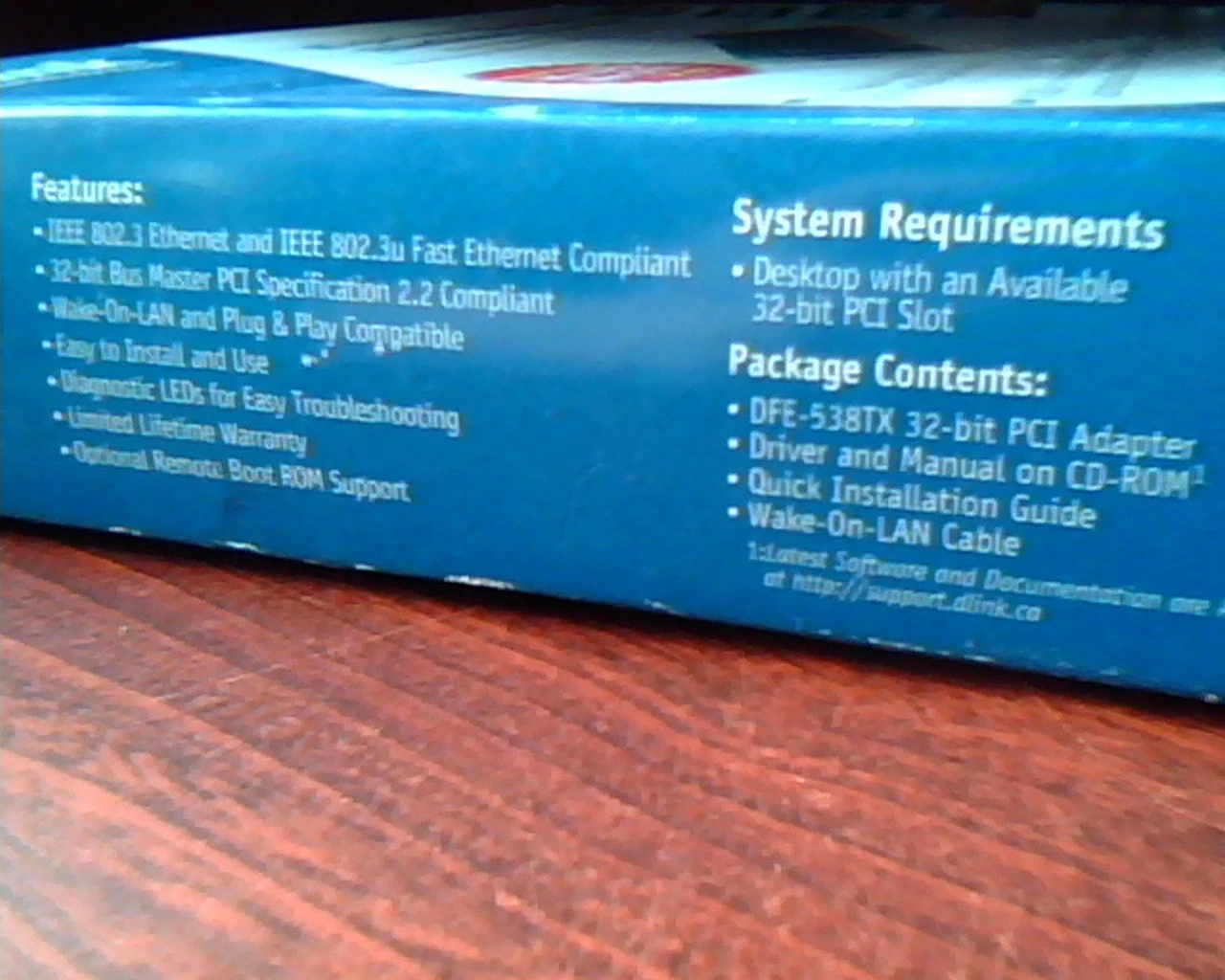 D-LINK Express EtherNetwork DFE-538TX PCI Adapter 10/100Mbps Workstation LAN - image 4