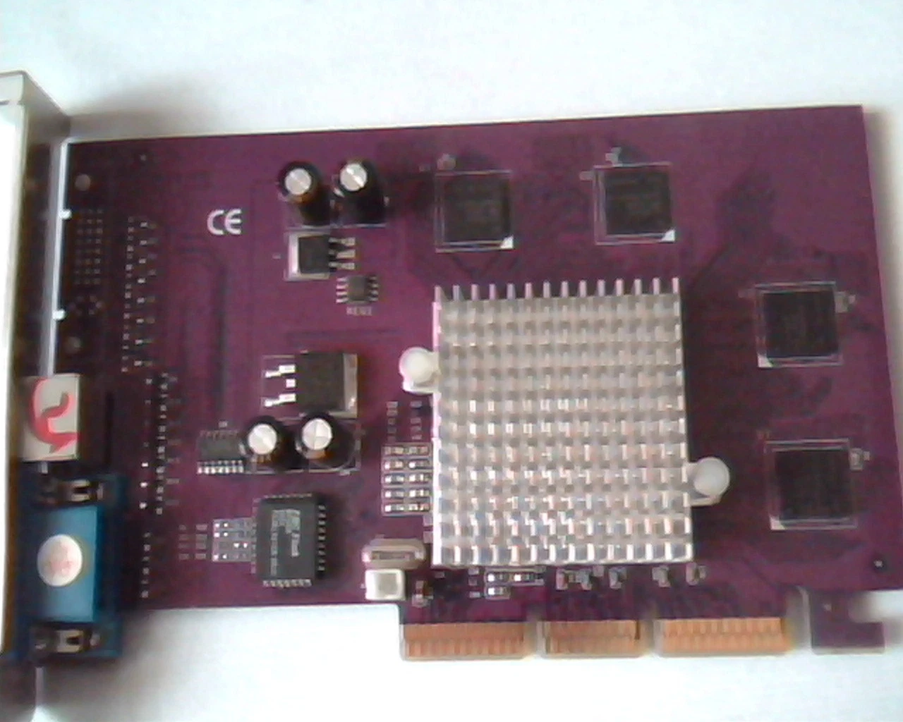 AGP card PNT Tech GF4MX440SEAGP MX440 SE 64M GeForce VGA TV