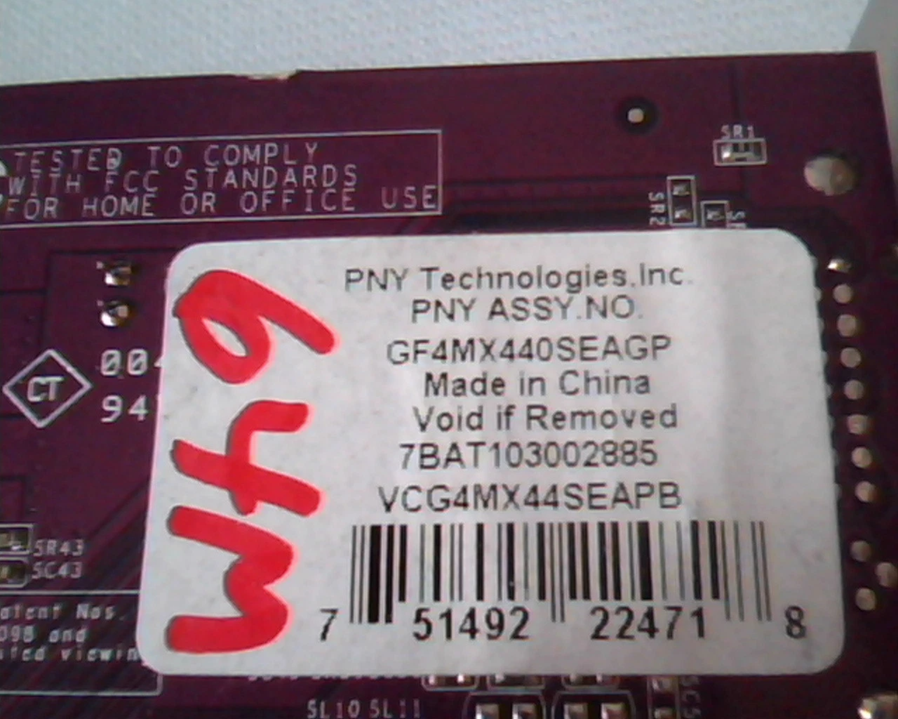 AGP card PNT Tech GF4MX440SEAGP MX440 SE 64M GeForce VGA TV - image 2
