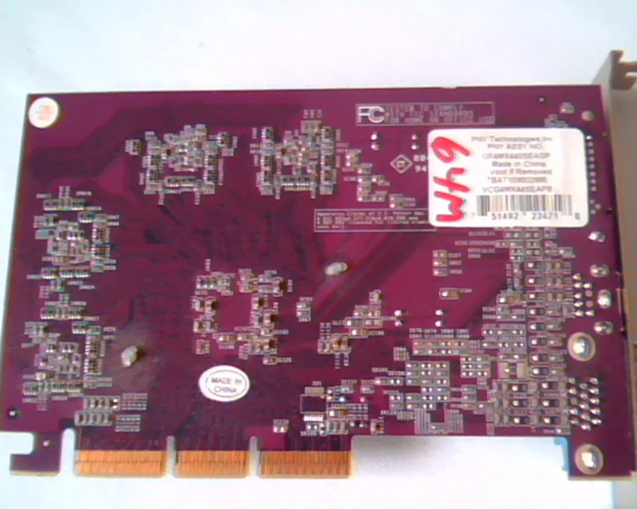 AGP card PNT Tech GF4MX440SEAGP MX440 SE 64M GeForce VGA TV - image 3
