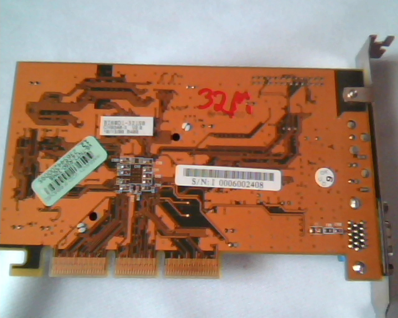 AGP card AGP-RIXO M101300 VB TNT2 RI60 32MB RI60D1-32IS0 V2.0 VGA B400 - image 4