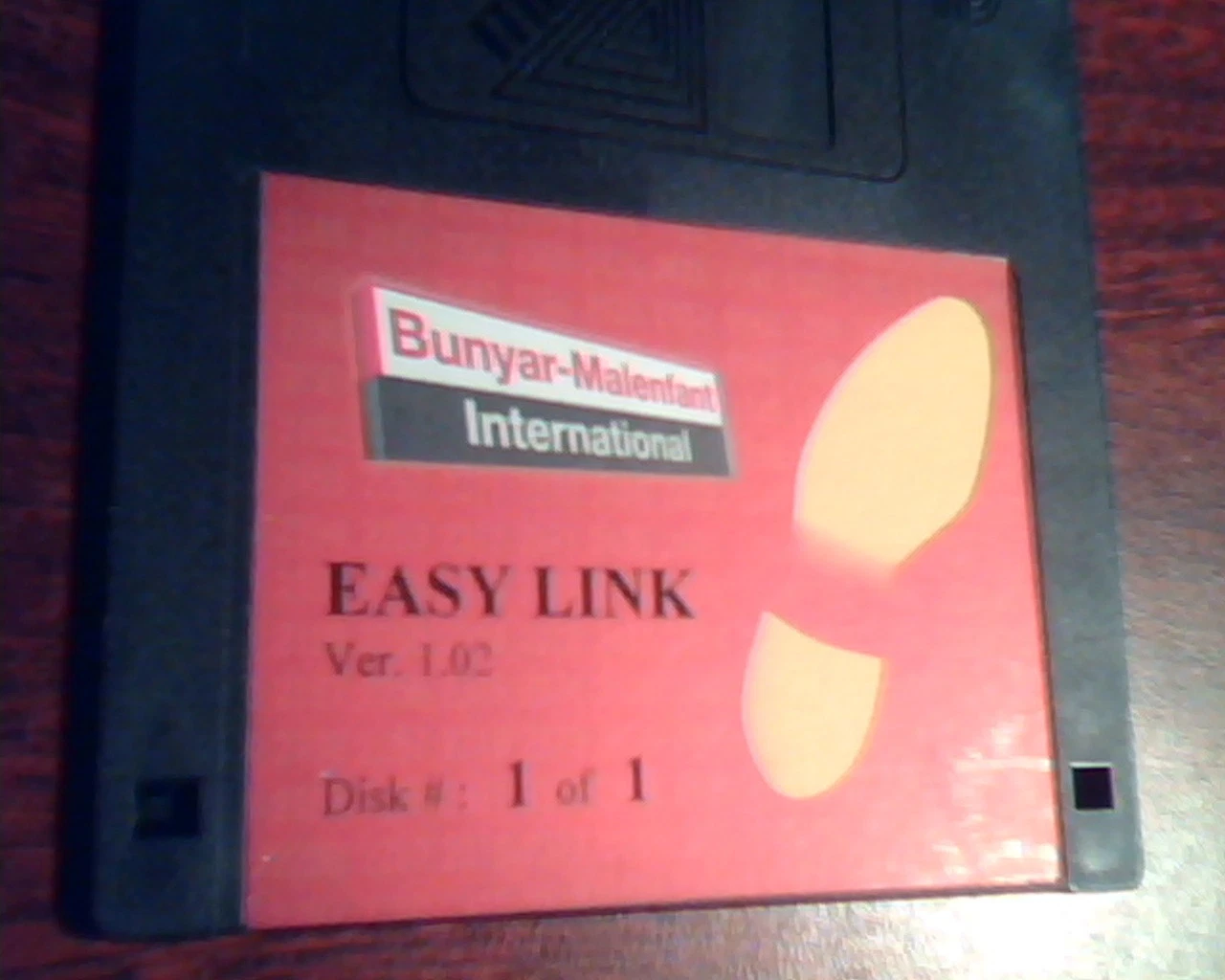 Floppy Disk Bunyar-Malenfant International Easy Link Ver 1.02 Disk 1of1