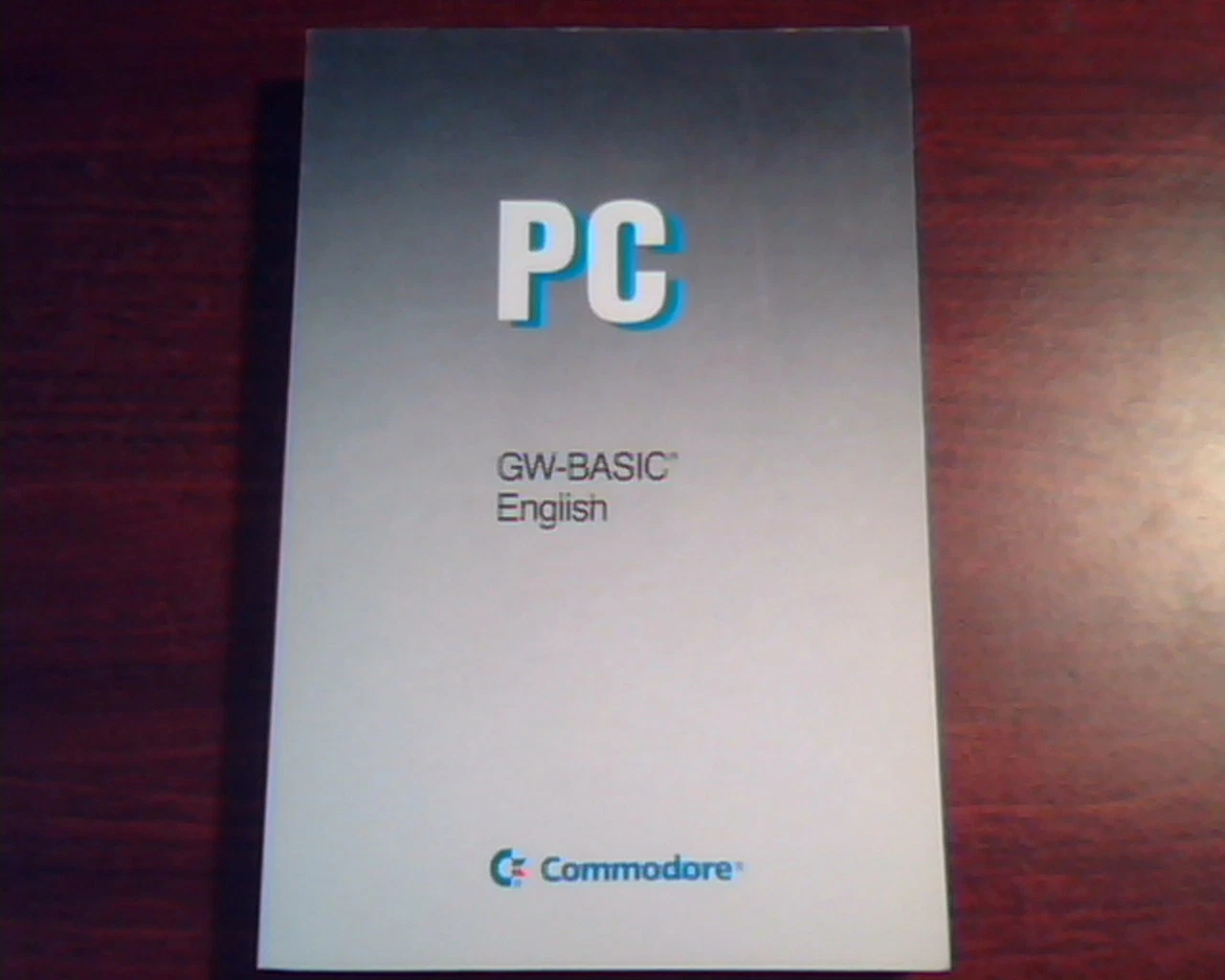 PC GW-BASIC English Commodore Book Manual 319292-01 Amiga