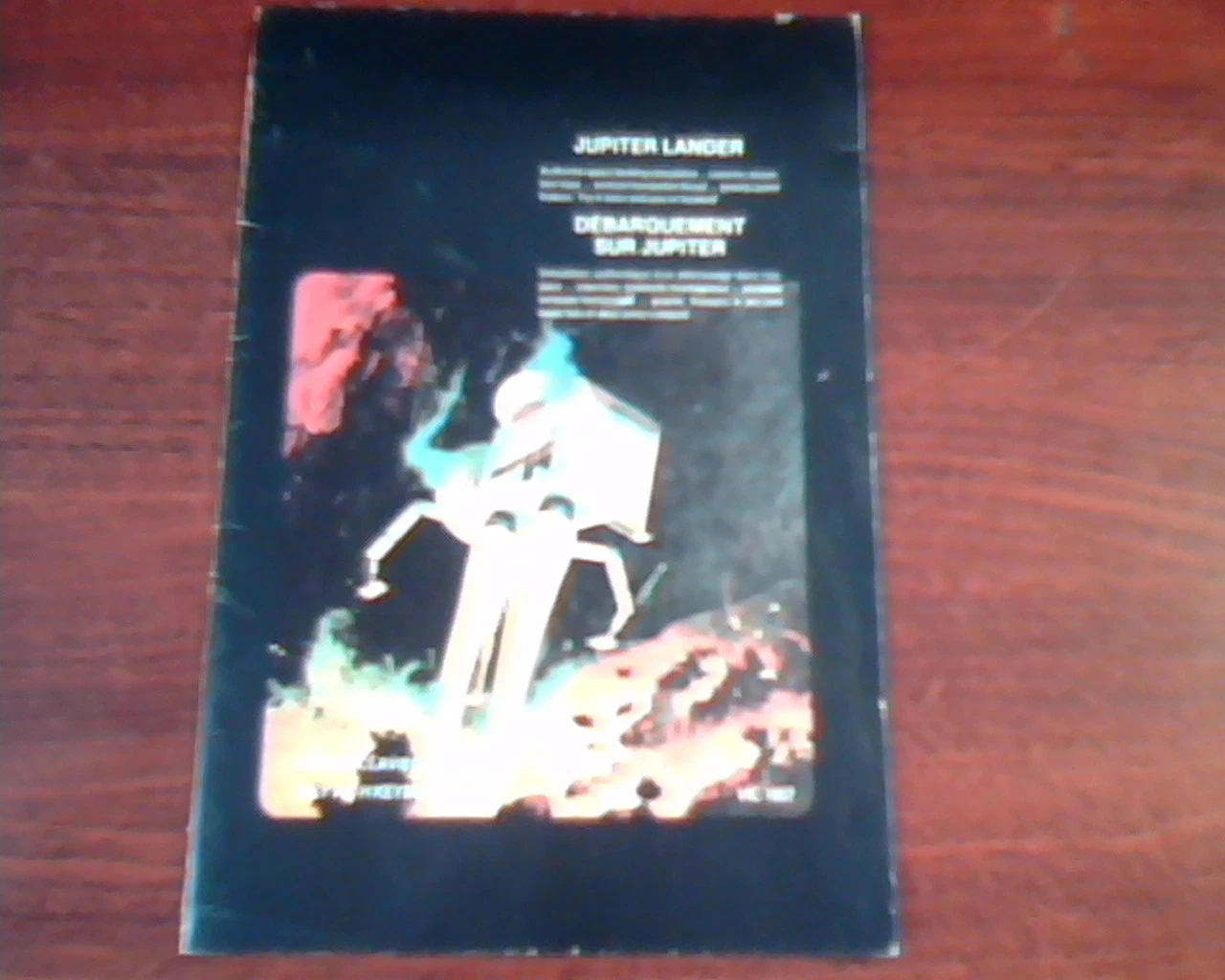 Jupiter Lander Booklet VIC 1907 Game manual - Vintage
