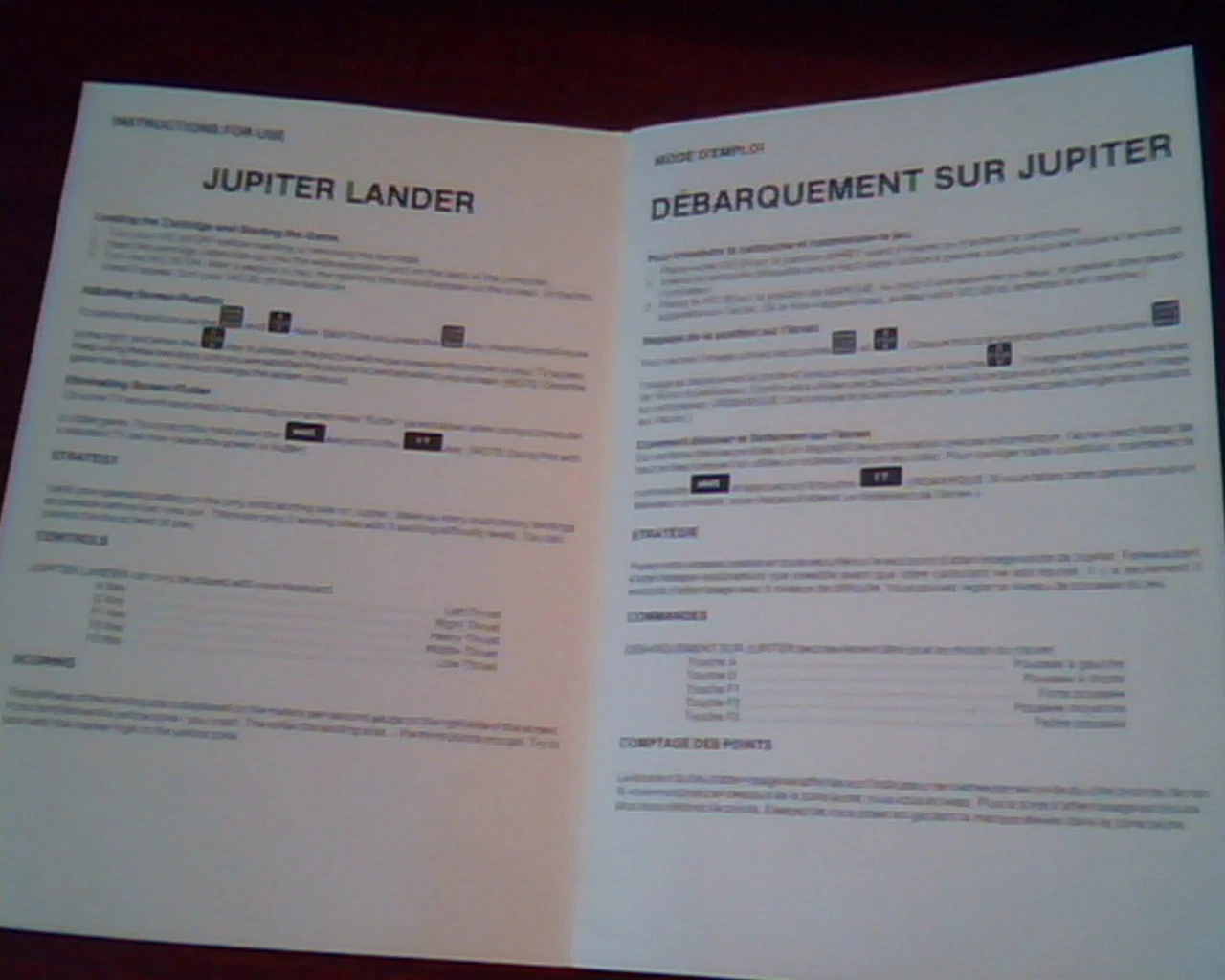 Jupiter Lander Booklet VIC 1907 Game manual - Vintage - image 5