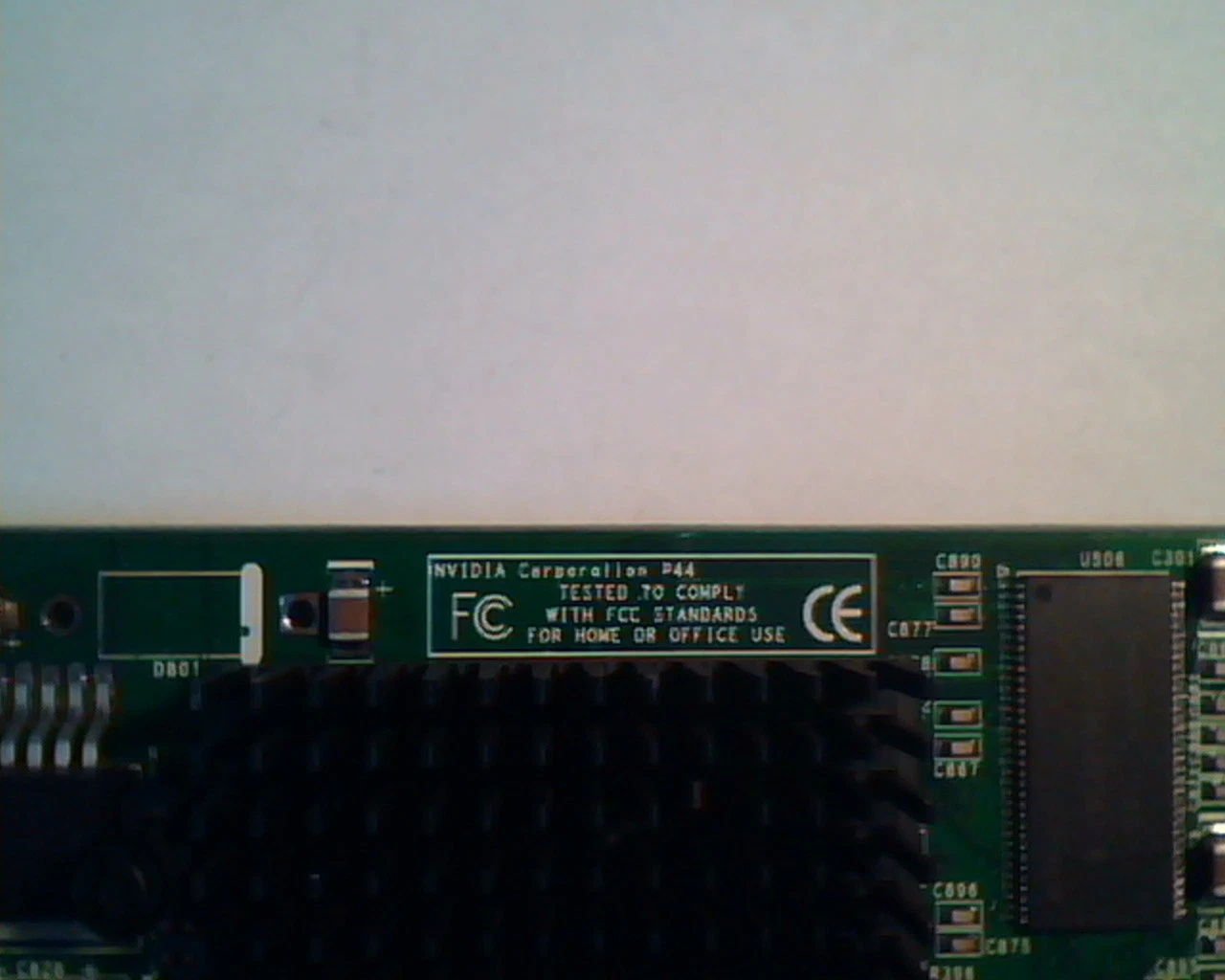 AGP card Nvidia P44 VGA 0B VGA 39VF512 MPF P64940B9VPB1EH - image 2