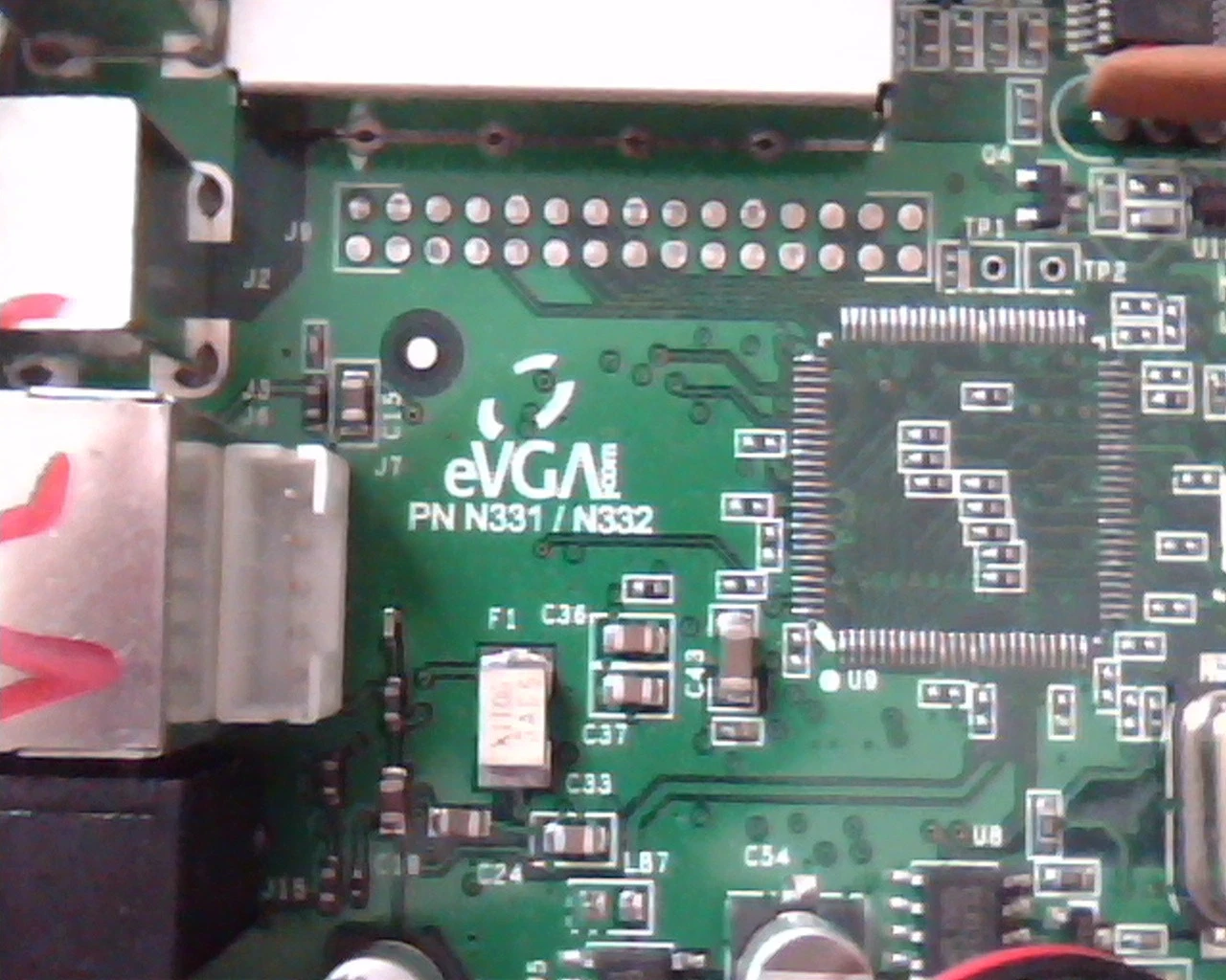 AGP card eVGA N331 N332 eGeForce FX5700 128-A8-N331-AX 128MB DVI VVO Audio RF FM - image 2