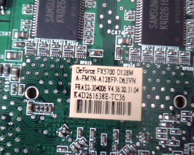 AGP card eVGA N331 N332 eGeForce FX5700 128-A8-N331-AX 128MB DVI VVO Audio RF FM — image 4