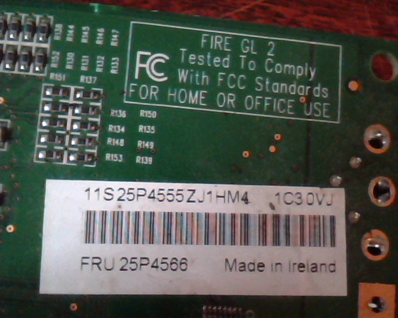 AGP card Diamond Fire GL2 Five Firmware 1.14 ATI IBM 25P4566 28130067 TV DVI VGA - image 3