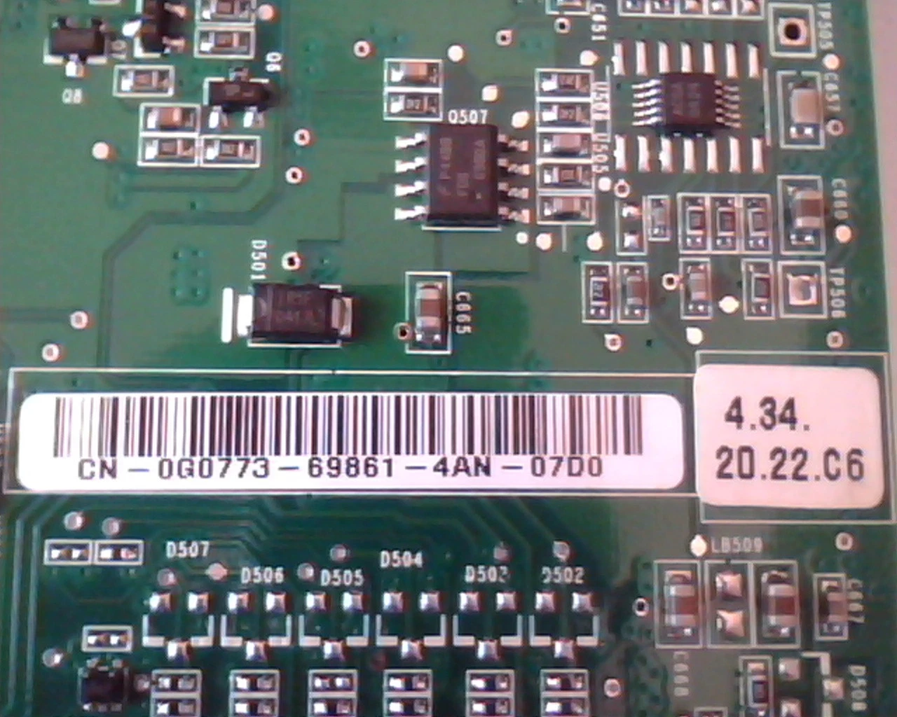 AGP Video Graphics Card Nvidia P118 DMS-59 Dell 0G0773 G0773 180-10118-0000-A04 - image 3