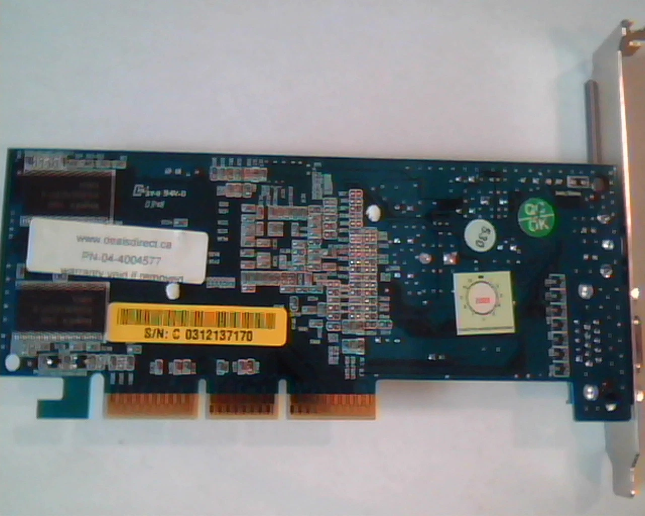 AGP card GeForce FX5200 D128M V4.34.20.27.00 FRAS2-212018 S-Video VGA - image 3