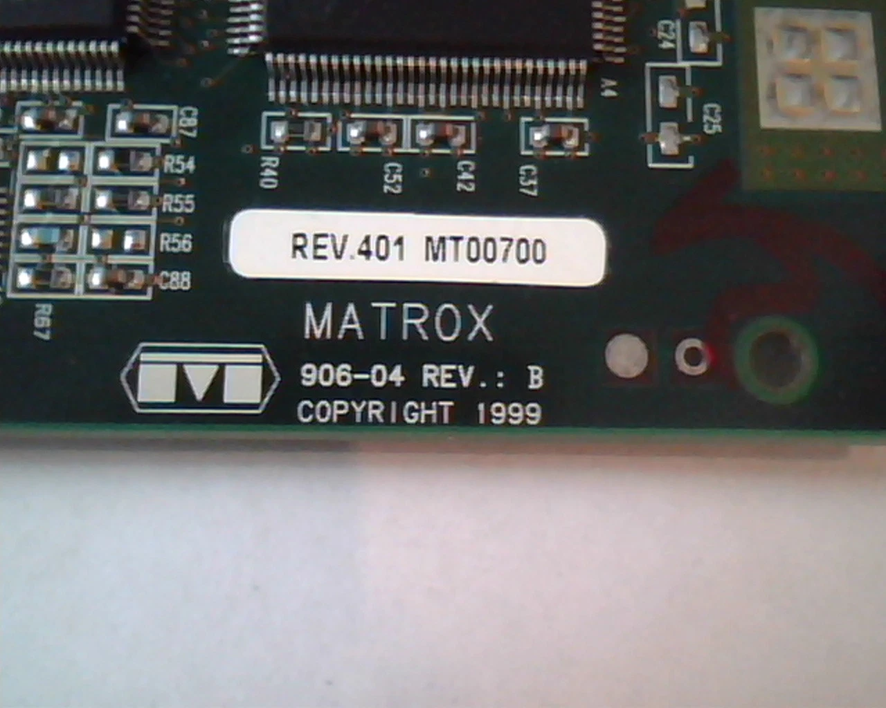 AGP card Matrox 906-04 Rev B 401 MT00700 MGI G4+MDH4A32G Dual VGA - image 2