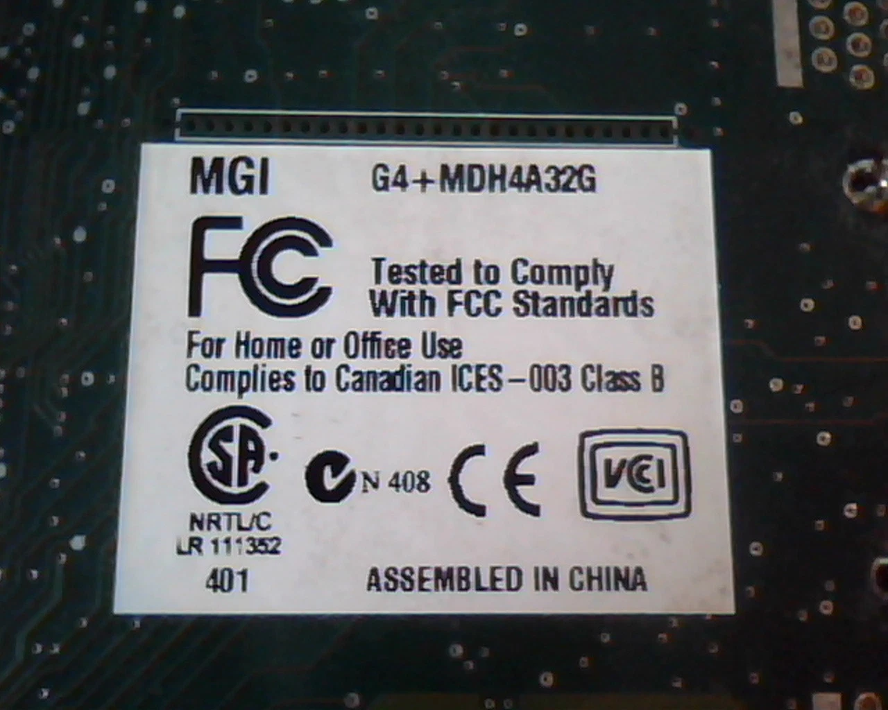 AGP card Matrox 906-04 Rev B 401 MT00700 MGI G4+MDH4A32G Dual VGA - image 3