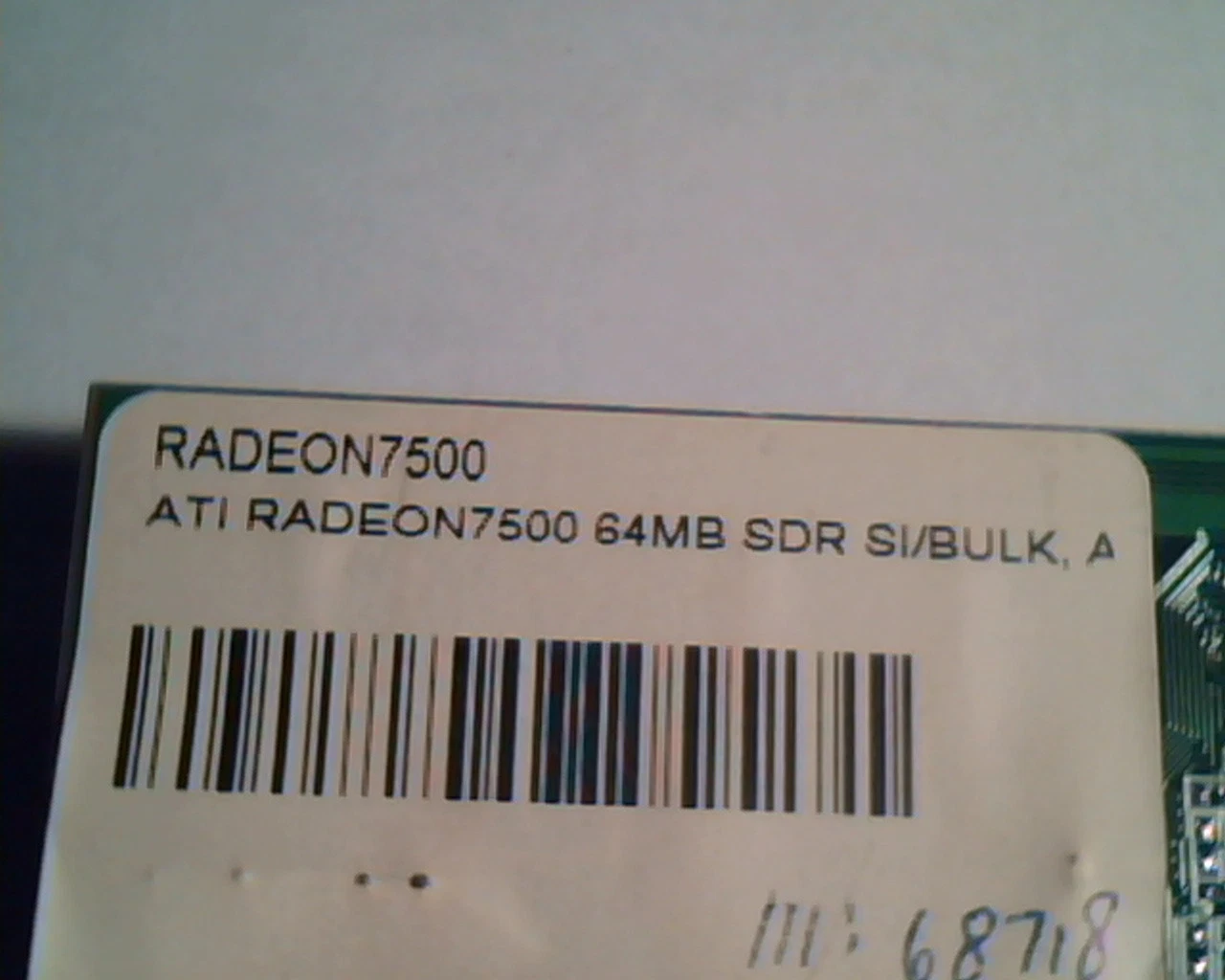 AGP card ATI Radeon 7500LE 64M DDR 1024-Q192-H6-SA DVI VGA Video-out 7500 - image 4