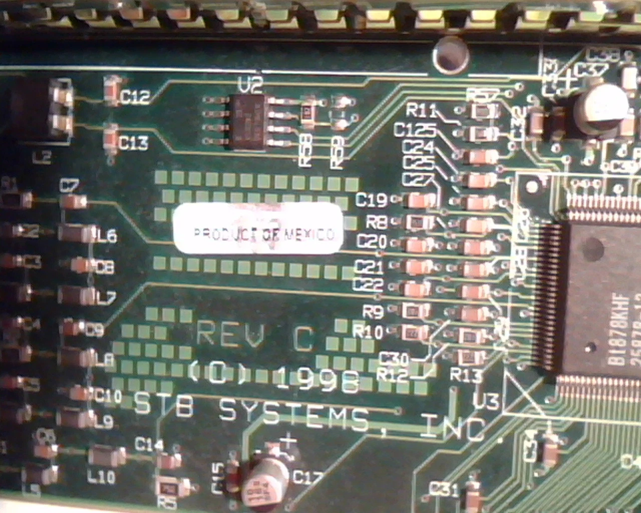 AGP card STB Systems 210-0337-003 1X0-0802-001 Rev C Video FM TV 3139 FM1236/F - image 2