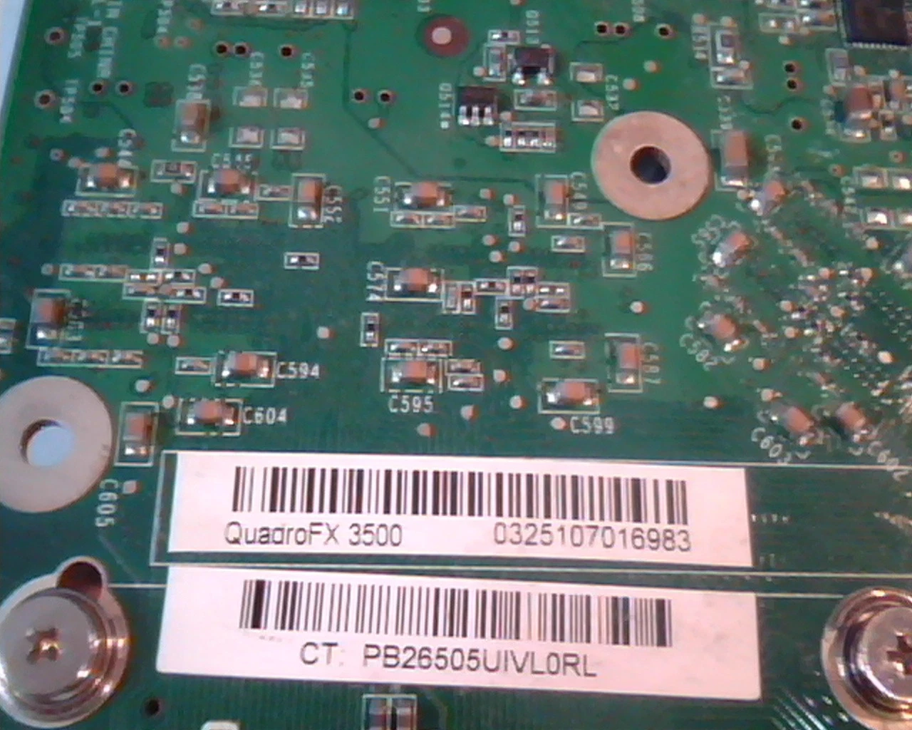 PCI-E express card Nvidia 180-10455-0000-A01 QuadroFX 3500 600-50455-0500-150 - image 4